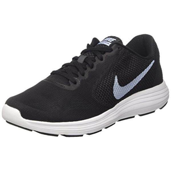 NIKE NIKE Wanita REVOLUTION 3 Lari Shoe, Hitam/Aluminium/Antrasit/Putih, 9 B Kami-Internasional
