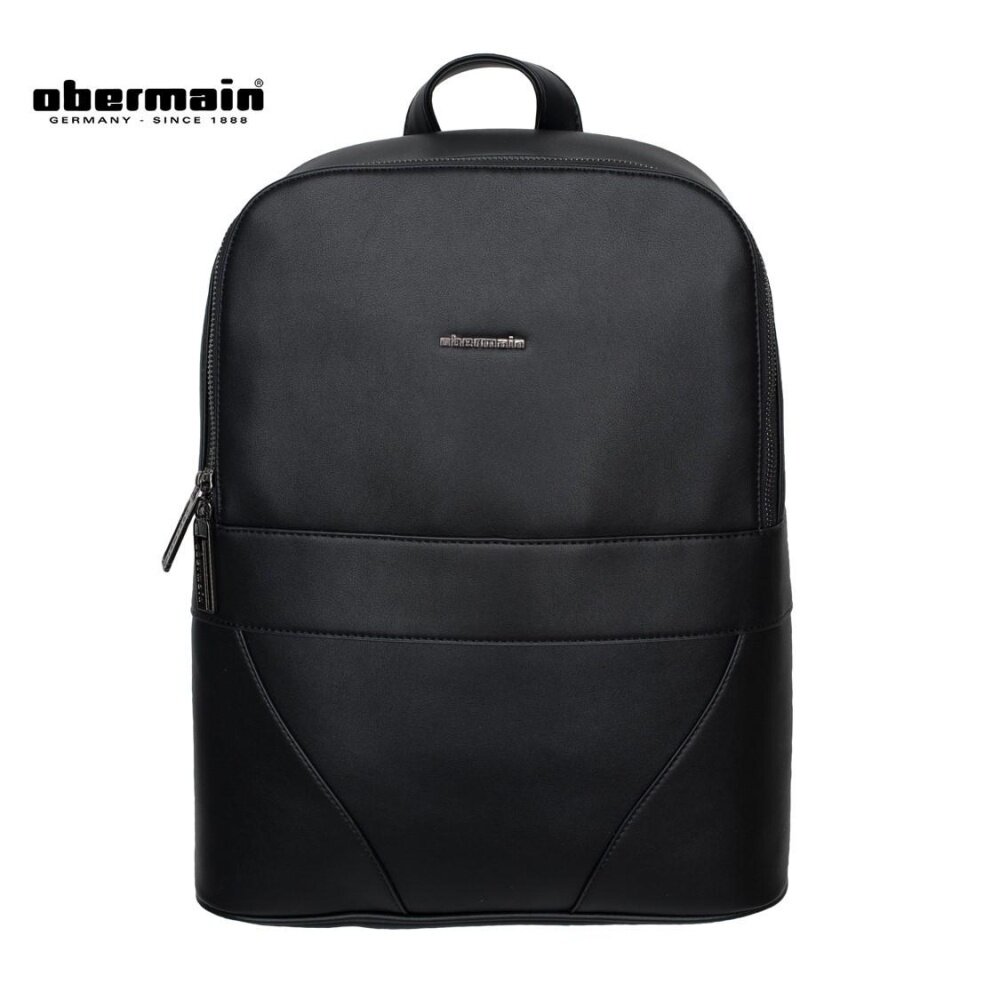 Obermain Pria Ransel Tas (Hitam)-Internasional