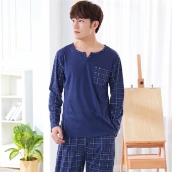 Pencarian Termurah Piyama, Baju Lengan Panjang Berbahan Katun Musim Semi dan Musim Gugur Pria Piyama Tipis Setelan Pakaian Rumah harga penawaran - Hanya ...