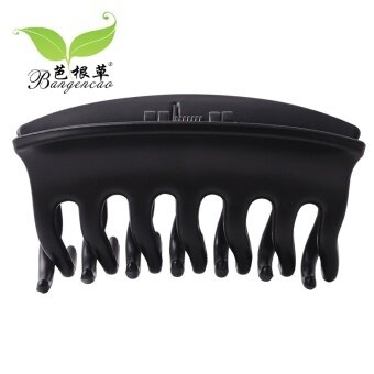 Para Akar Rumput Menggosok Dish Terbuat Rambut Aksesori Rambut Klip Hairpin Penggenggam Medium Rambut Tertangkap Hairpin Menangkap Kartu Perhiasan Kecil (Warna Tidak Mengkilap Hitam) -Internasional