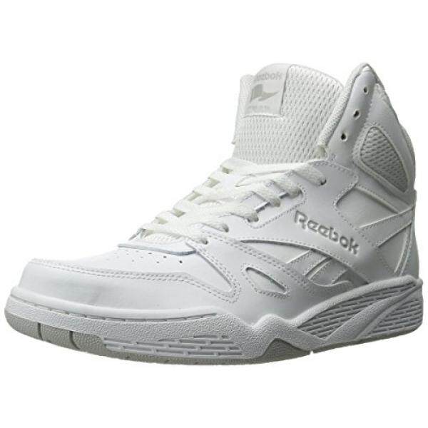 Reebok Pria Royal Bb4500 HI Sepatu Sneaker Modis Putih/Baja, Kami-Internasional