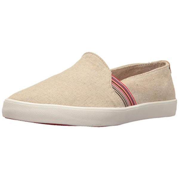 Roxy Womens Atlanta Slip on Shoe Fashion Sneaker, Natural, 6.5 M US - intl