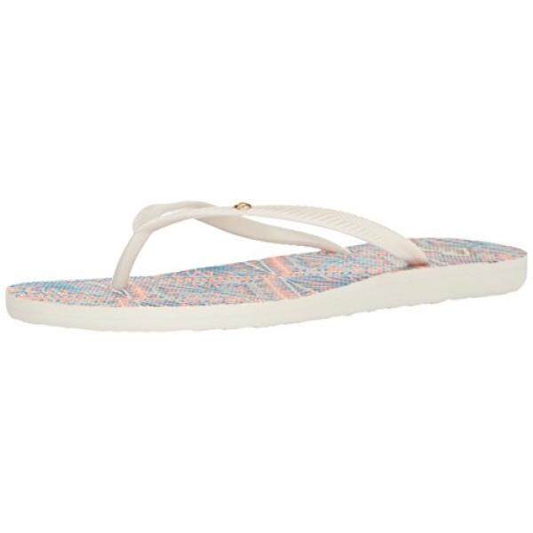 Roxy Wanita Bermuda Sandal Lipat Flop Lipat Flop, Krim, 6 M Kami-Internasional