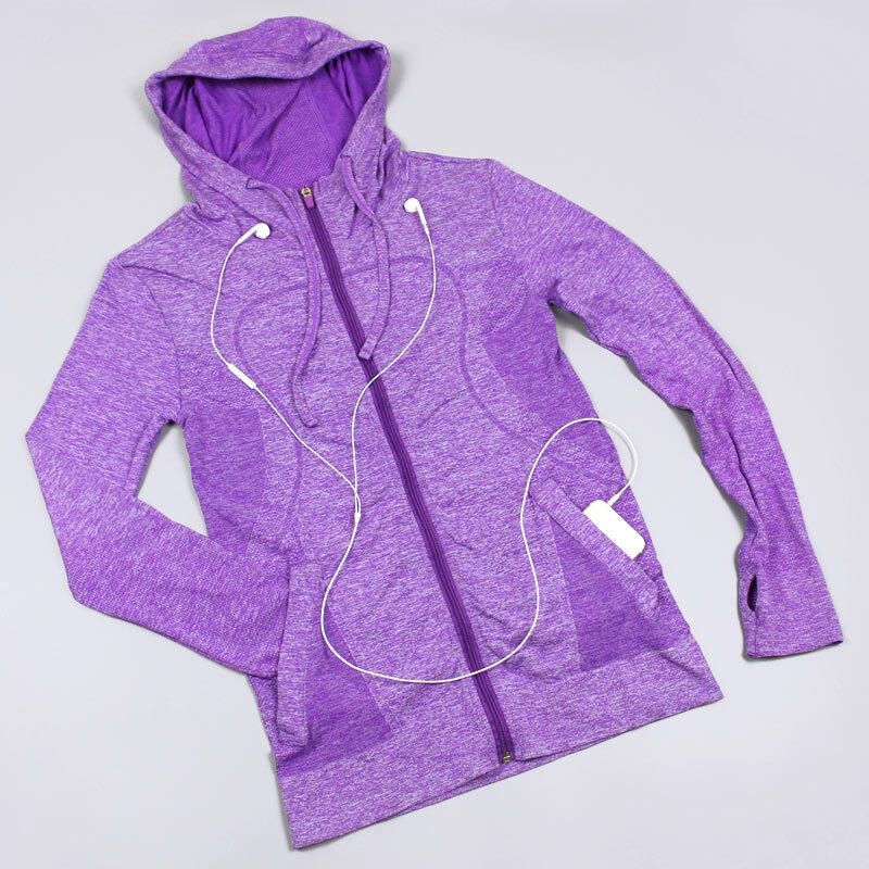 Running Sport Fitness Mantel Liburan Sweater Wanita Cepat Kering Hoodie Ritsleting Jaket Pakaian Yoga dengan Lengan Panjang-Intl