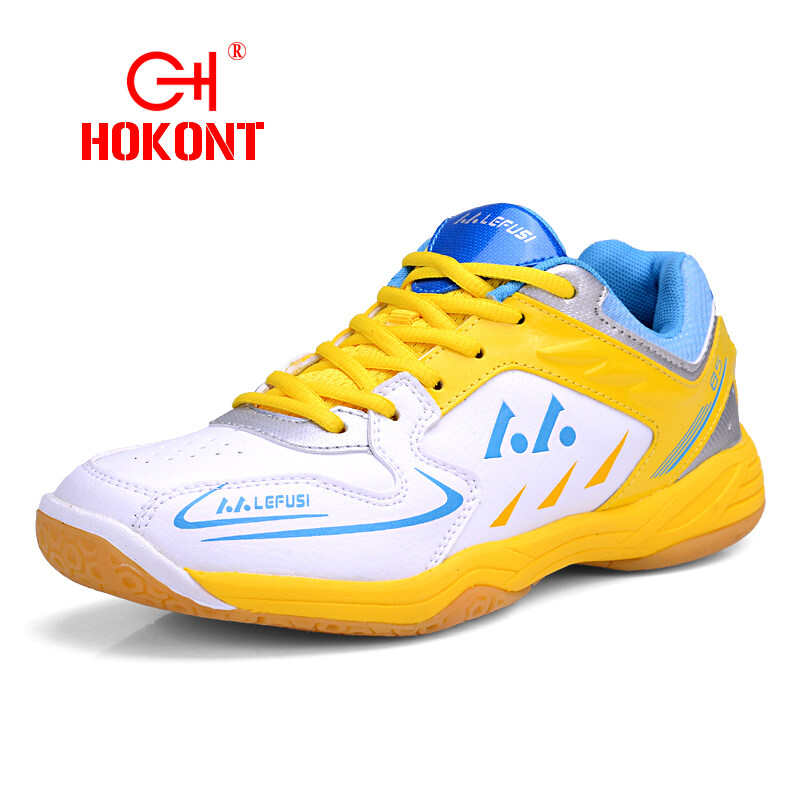 Saga Ringan Bulutangkis Sepatu Anti Licin Sneakers Bernapas Keras Sport Sepatu Merah-Internasional