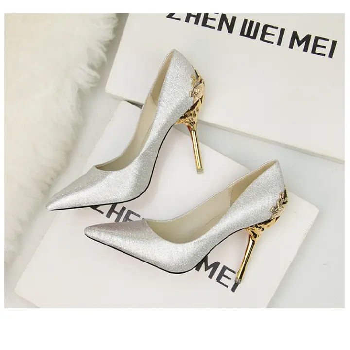 cheap silver shoes for wedding