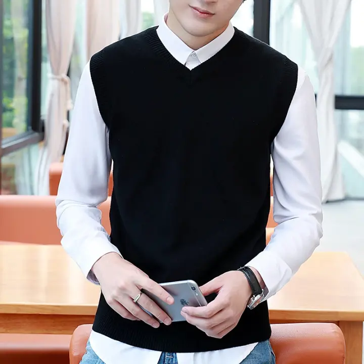sweater sleeveless vest