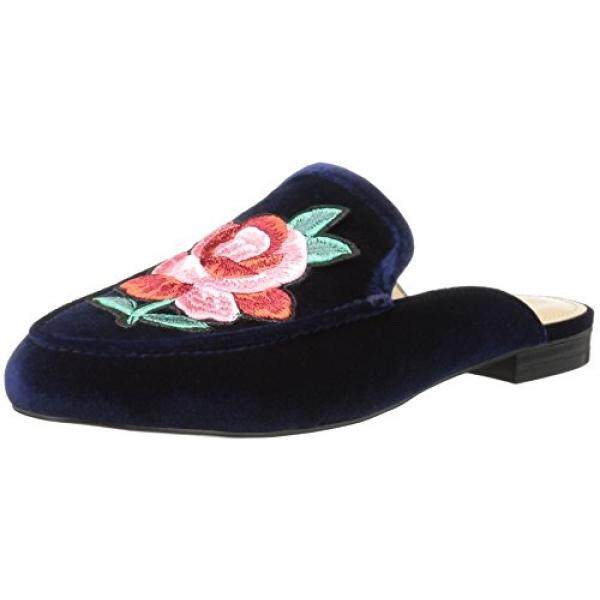 Memperbaiki Wanita Fay Dihiasi Slide Merokok Sepatunya, Midnight Navy/Bunga Patch 10 M US-Intl
