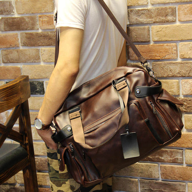 Tidog Men's outdoor leisure bag Satchel Bag Handbag business computer male business bag