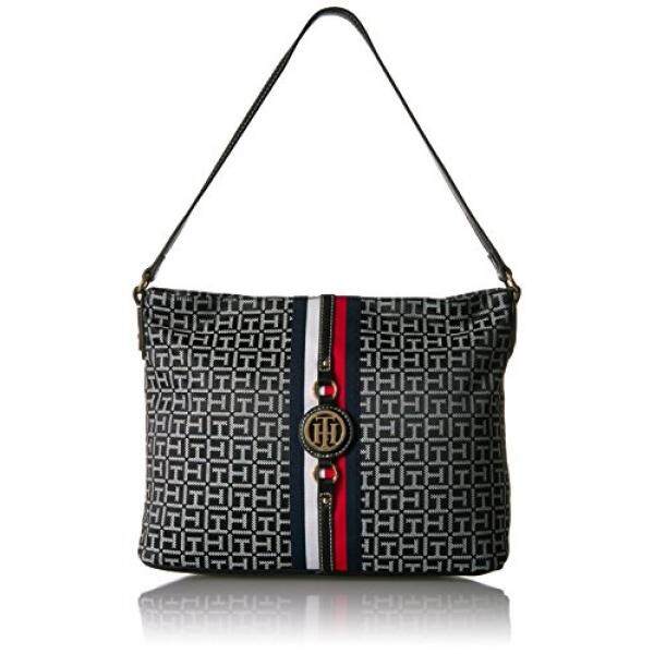 Tommy Hilfiger Bags For Women Philippines Womens Tommy Hilfiger Purse For Women Jaden Hobo Black White Intl