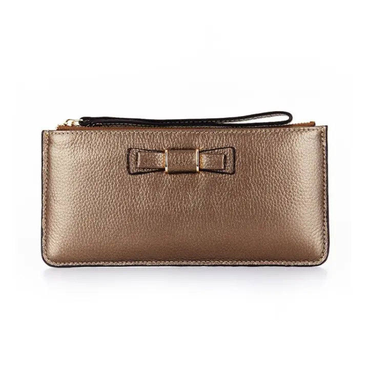 gold wristlet purse