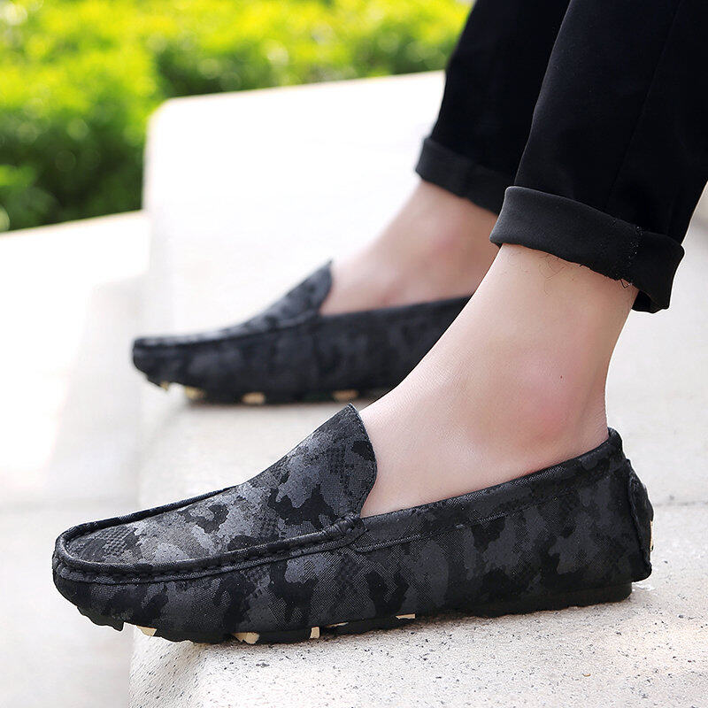 Ucom Kulit Modis Boutique Kacang Polong Sepatu Bernapas Sepatu Kasual Pria Inggris Carrefour Sepatu Pria Berjalan Sepatu Tren sepatu Mengemudi Kasut Lelaki-Internasional
