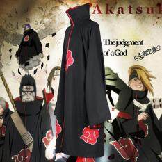 Unisex Cosplay Costumes Japan Anime Naruto Itachi Akatsuki Cosplay Robes Cloak Cape Hood Coat Party Costumes Clothing