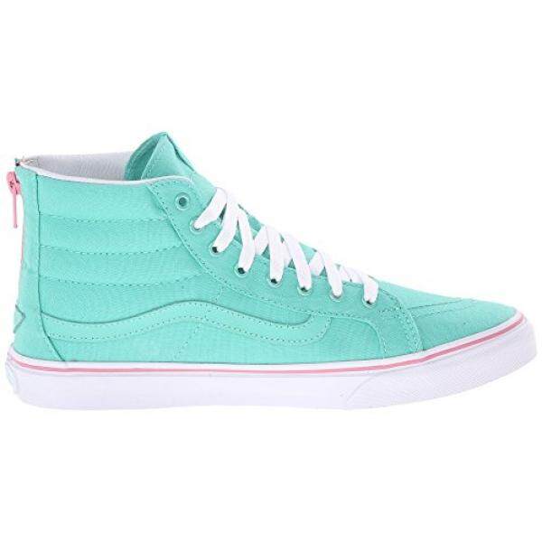 Vans Unisex SK8 Hi SLIM ZIP Lubang Tali Warna-warni/Florida Keys Hi Top-Intl
