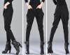 กาเกงขายาวผู้หญิง ZASHION Korean Style Drop Down Slim Trousers/Pants/Pants