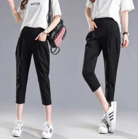 กางเกงขาสามส่วน ZASHION Casual Korean Trousers/Pants/Pants