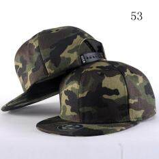 Baru Fesyen Pria Kemenangan Topi Pinggiran Flat Kamuflase Topi Hip Hop Topi Bisbol (Multiwarna 53)