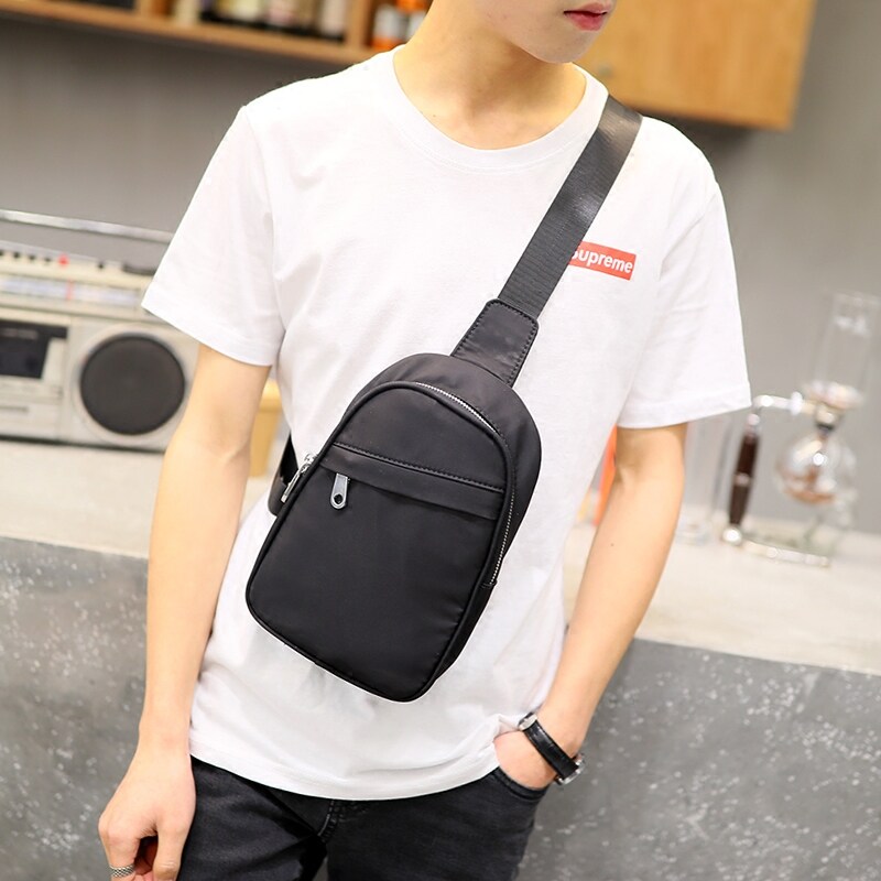 Korea Baru Pria Tas Tray: Jual Beli Online Tas Kurir dengan Harga Murah (Hitam)-Intl
