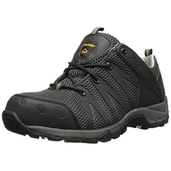 WOLVERINE Pria AMHERST Keamanan Ujung Kaki Shoe, Hitam, 10.5 XW Kami-Internasional