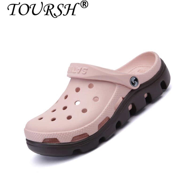 Flat Sandals For Women Summer Online Brands Women Clogs Slipper Shoes Beach Garden Breathable For Intl