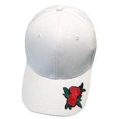 Women Men Couple Rose Baseball Cap Unisex Snapback Hip Hop Flat Hat