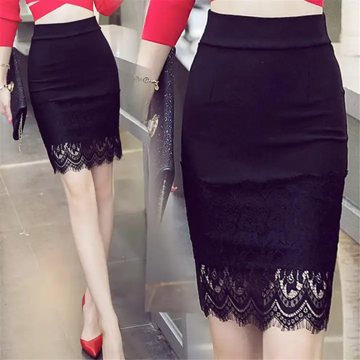 black pencil skirt in store