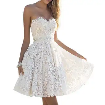 little white dress wedding
