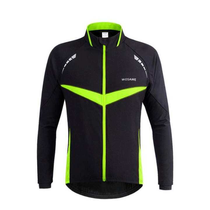 WOSAWE BC266 Men Women Cycling Jacket Warm Long Sleeve Cycling Wind Coat