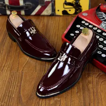 Yealon Mewah Merek Pria Gaun Sepatu Pria Oxford Bisnis Sepatu Datar Hitam Coklat Bernapas Rendah Terbaik Pria Formal Kantor Derby Internasional Lazada Indonesia
