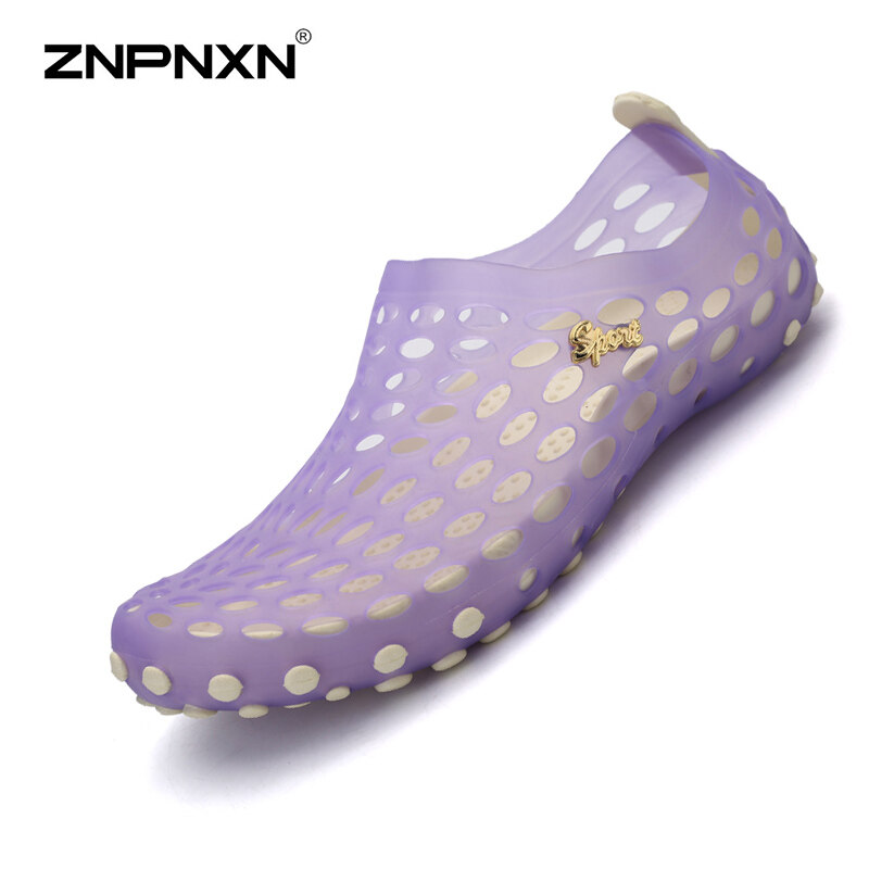 Znpnxn Wanita Sepatu Musim Panas Sandal Sepatu Luar Ruangan Sepatu Jeli Sepatu Sandal Wanita Sepatu Gunung Khusus Di Air Kasual Modis Sepatu Pantai Ukuran 35-39 Meter (Ungu)-Intl