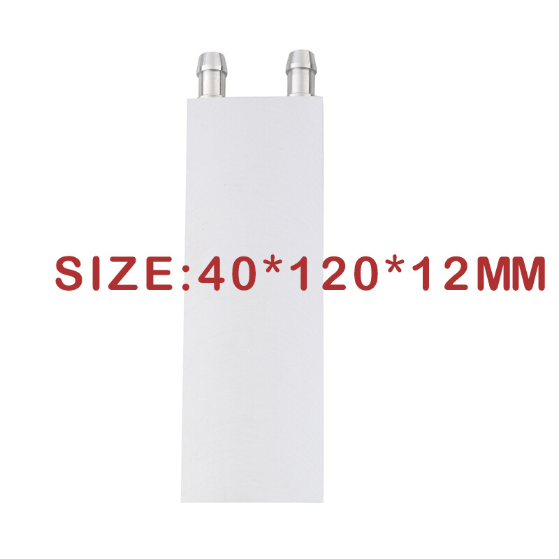 Primary Aluminum Water Cooling Block Water Cooling Heatsink Block Waterblock Liquid Cooler for PC Laptop CPU Water Liquid Cooler Heat Sink System SB North Bridge-Screws Clip (40x40mm)