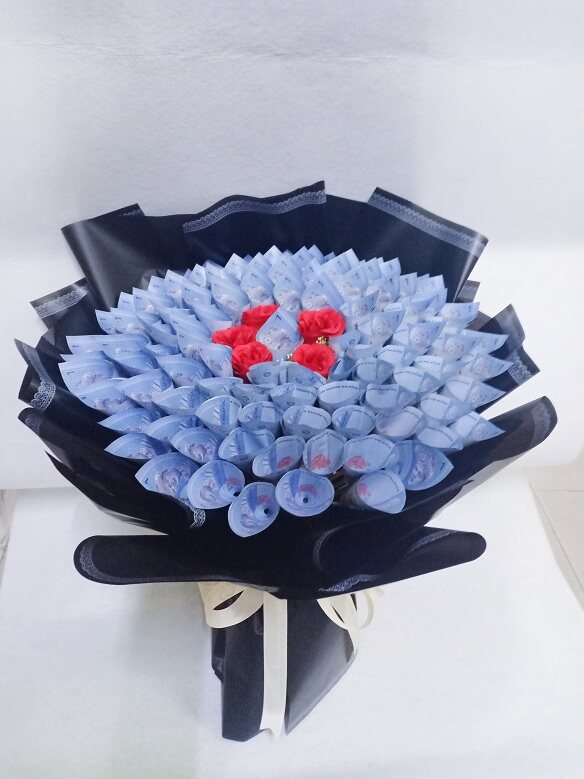 Money Bouquet Rm1 50 Pcs Special Day Birthday Anniversary Gift Lazada