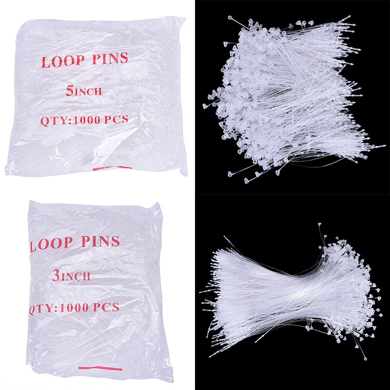 Variety 1000 Pcs/lot Loop Plastic Tag Ties Fastener Security Loop Snap Lock Plastic Tag CL-R-5 Int: One size