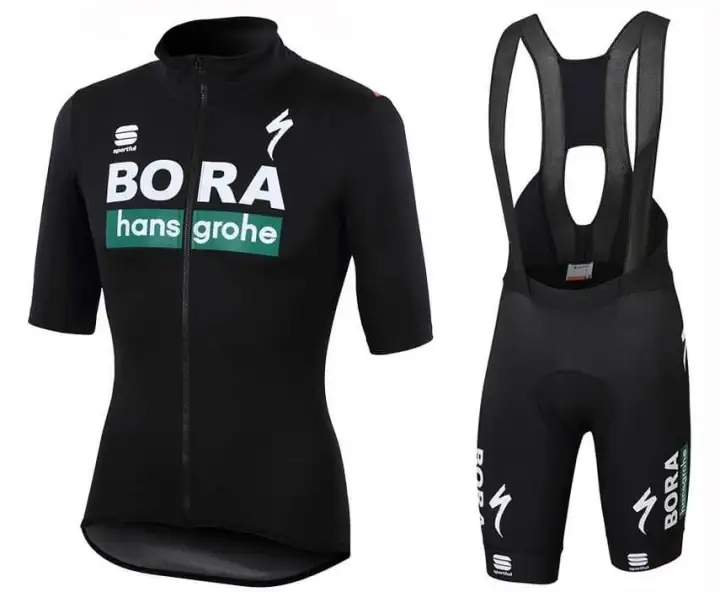 black bib shorts