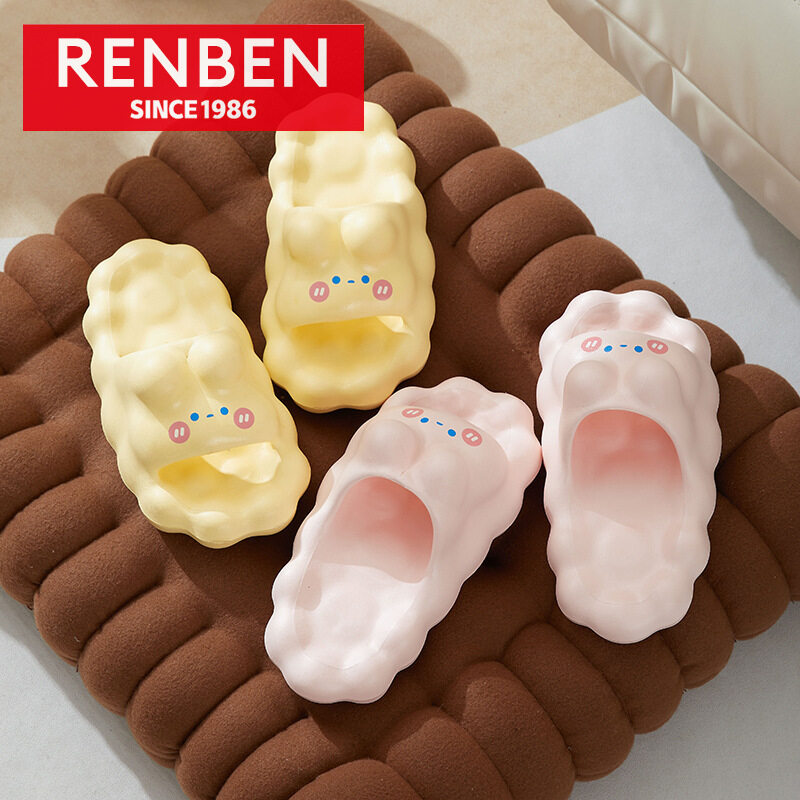 RENBEN Dép Xăng Đan Đi Trong Nhà Chống Mùi Và Chống Trượt Dép Đôi Đế Mềm