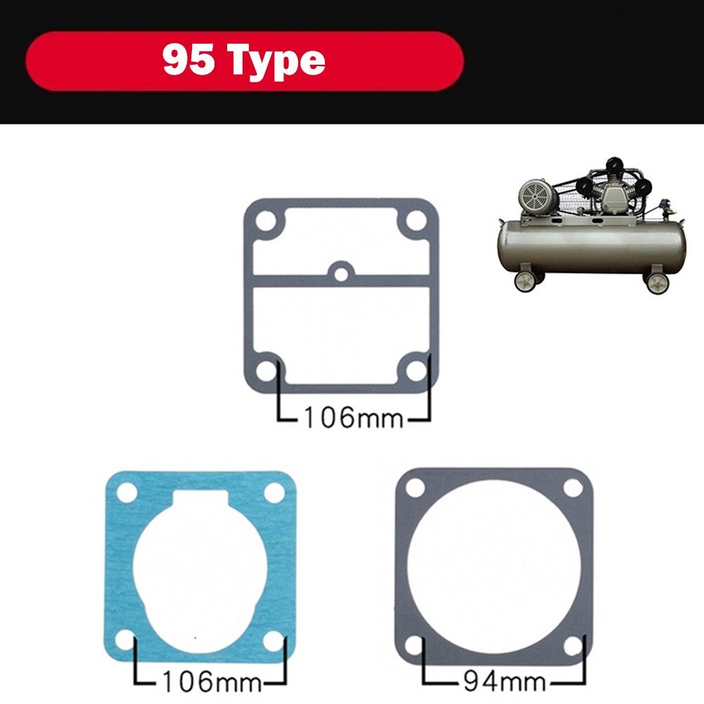 Toolstar Head Gasket Set For Air Compressor Piston Ring 51/65/80/90/95 Type Rebuild Kit