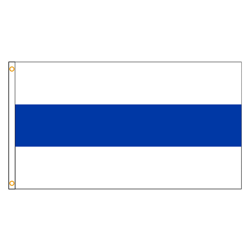60x90cm 90x150cm white-blue-white flags