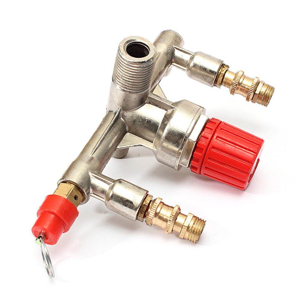 Comforhome 1PCS Aluminum Bracket Air Compressor Switch Bracket Air Pressure Regulator Valve Pump Parts Tool Set