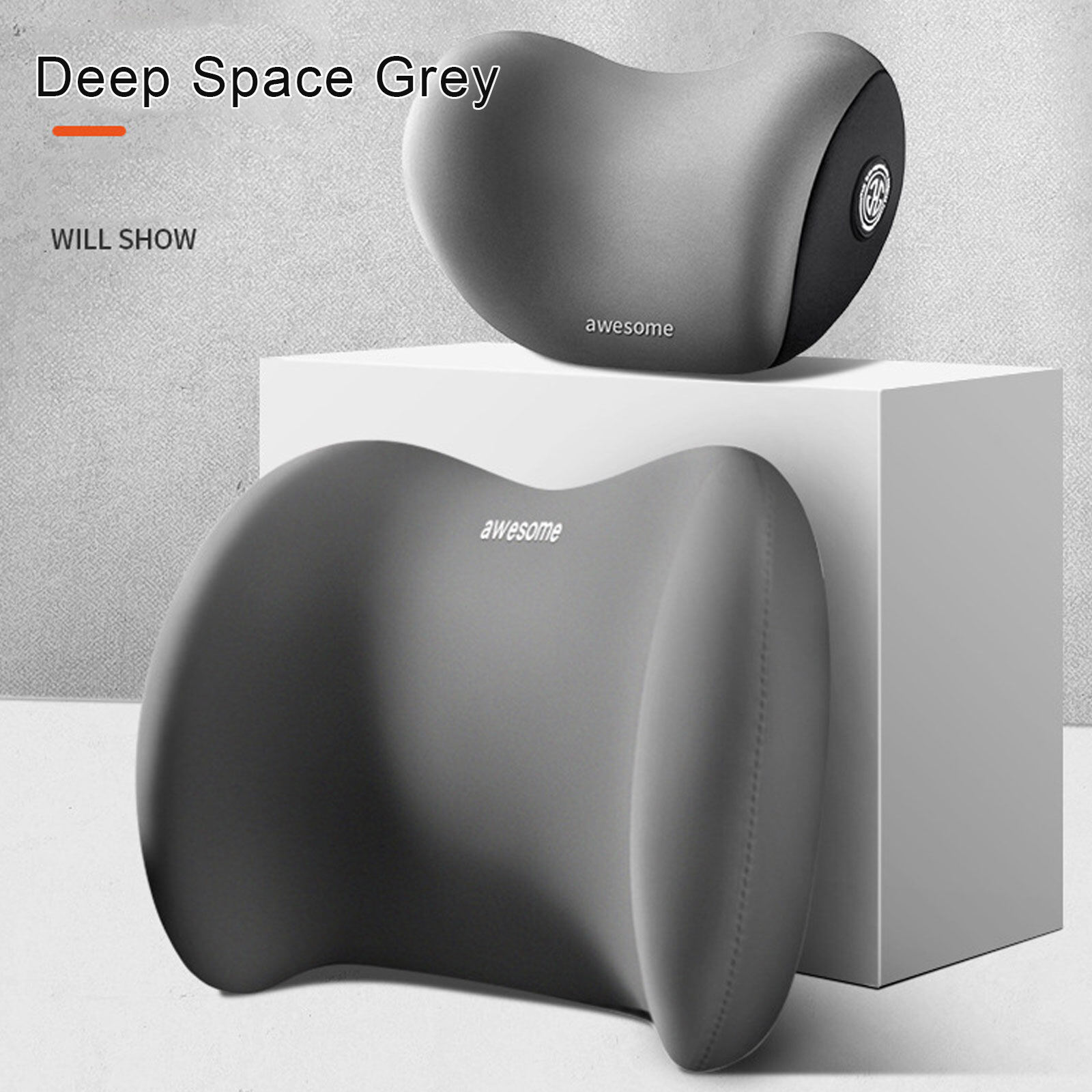 Car Headrest Neck Pillow Support Memory Cotton Car Seat Lumbar Support Soft Neck Rest Protector Waist Cushion For Car Pillow
