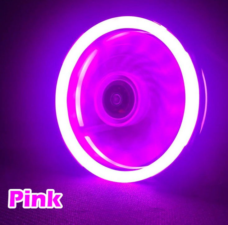 RGB Fan Dual Ring LED 12cm pc fan 120mm pc cooling fan rainbow rgb fan ...