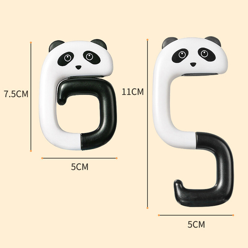 Foldable Hook Non-Stick Seamless Table Hook Backpack Hook For Outdoor Hook Cartoon