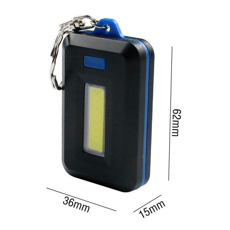 Mini COB Flashlight Work Light Portable Keychain LED Light Outdoor lamp Emergency