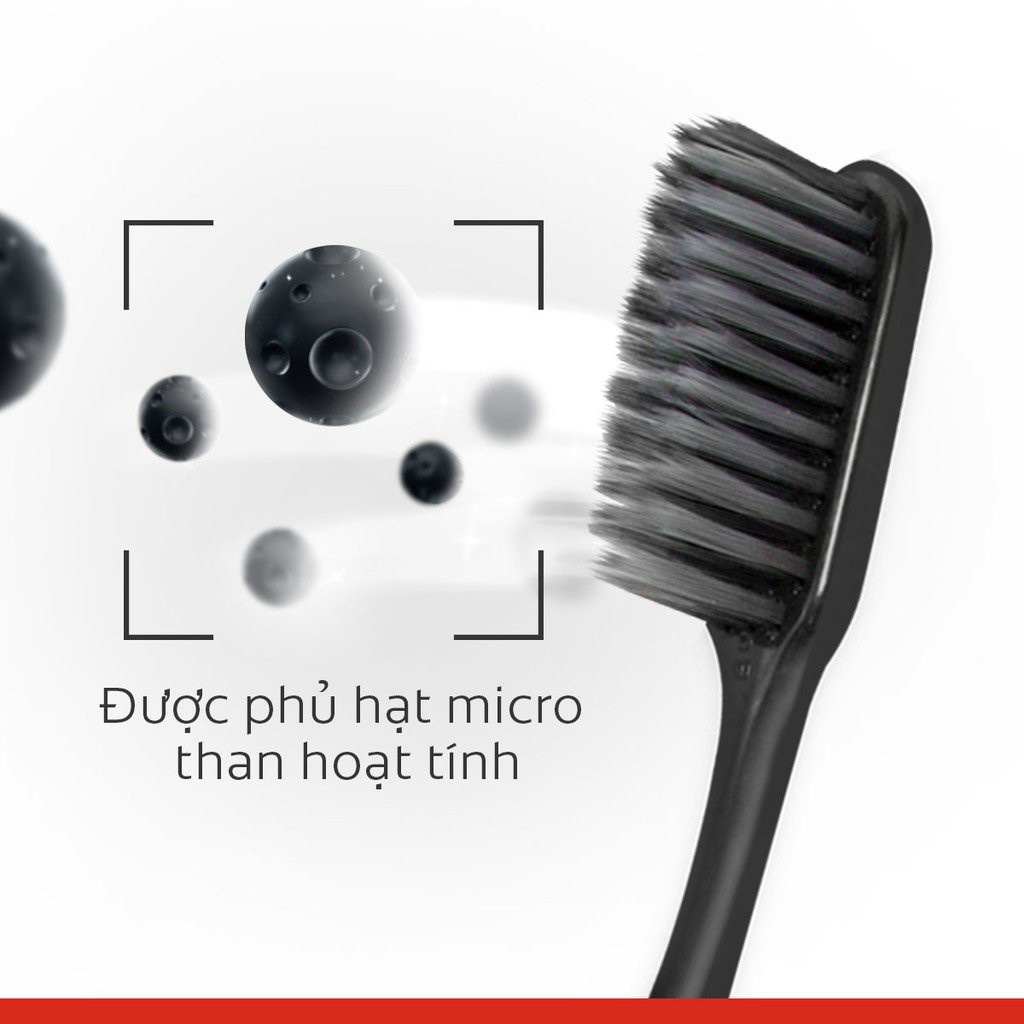 Bàn Chải Đánh Răng Colgate Slim Soft Charcoal (Lông Đen)