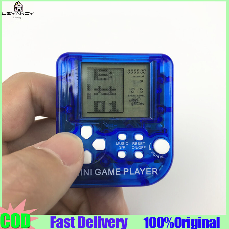 Lzyancy【hàng Có Sẵn】máy Chơi Game Cầm Tay Đồ Chơi Móc Chìa Khóa Trò Chơi Điện Tử Cầm Tay Cổ Điển Mini【cod】