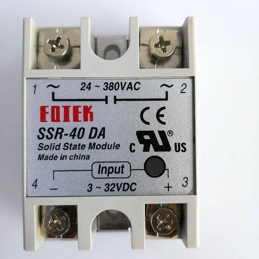 diymore SSR-10DA/25DA/40DA/50DA /60DA75DA/100DA SSR-25AA 40AA dc solid state relay. control Module Relay 3-32V Input DC 24-380V AC Outp