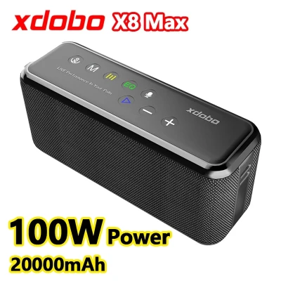 XDOBO X8 Max Bluetooth Speaker Flagship 100W High Power 5.0 Waterproof Subwoofer TWS Speaker