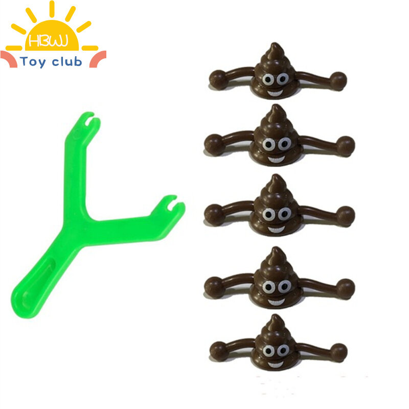 Funny Poop Ejection Toy Slingshots Poop Children Tricky