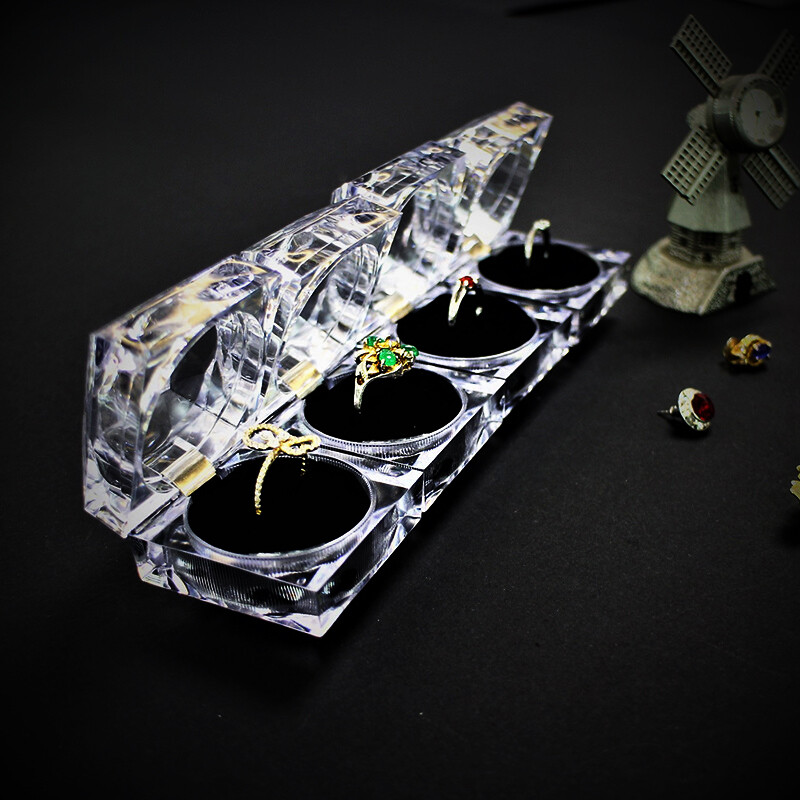 Crystal Box Ring Box Cube Acrylic Gift Box