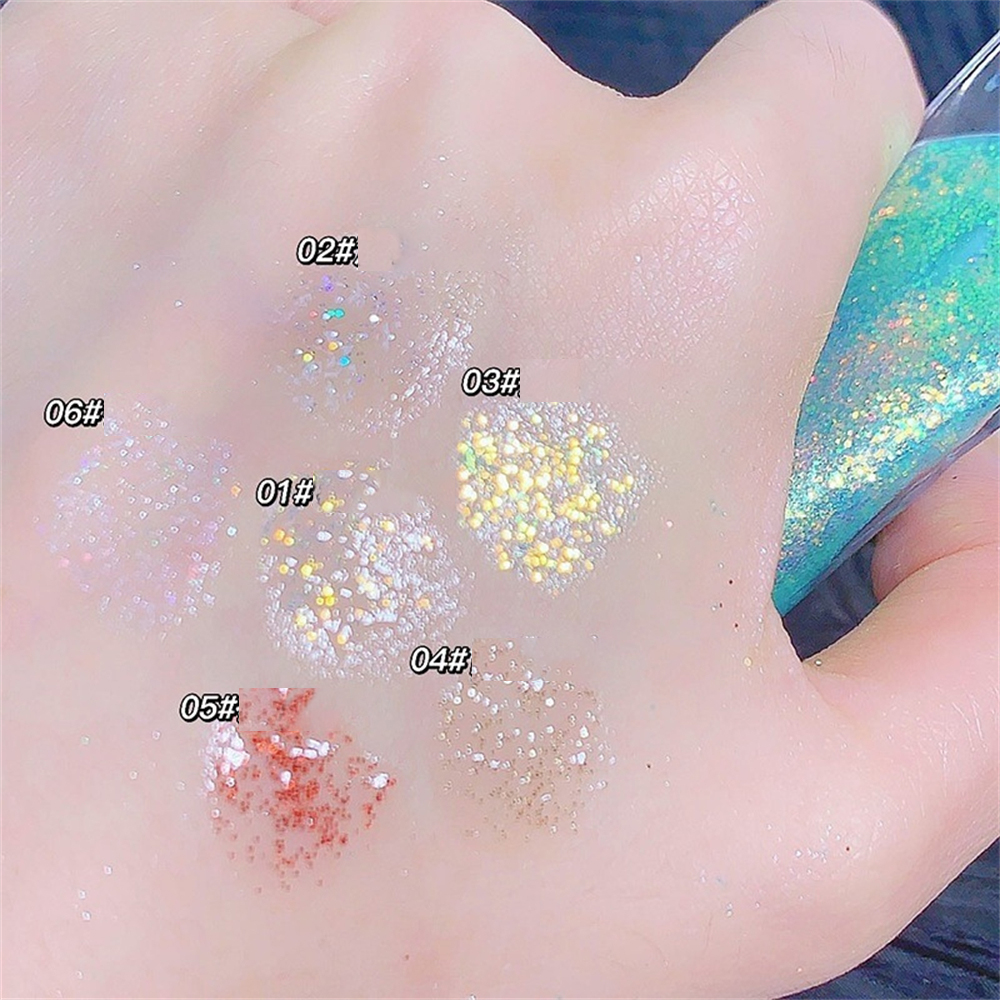 Liquid Eyeshadow Diamond Glitter Pearlescent Lying Silkworm Highlighter Makeup
