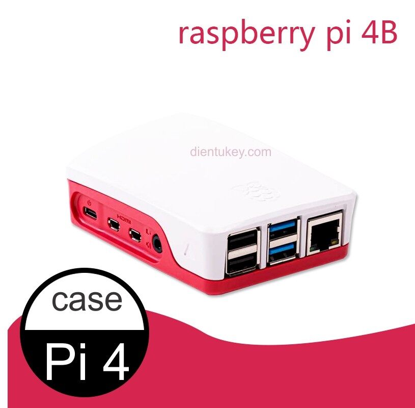 [HCM]Vỏ Case Raspberry Pi 4  Official - VCRP4